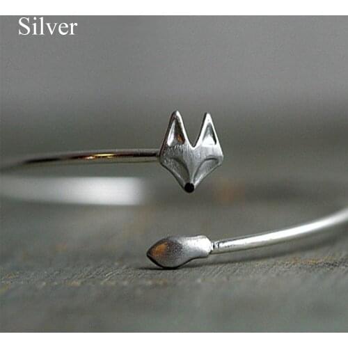 Beadsnice Brass Bangled Bracelet Silver Animal Fairy Trendy DIY Accessories High Quality Unisex ID 41134