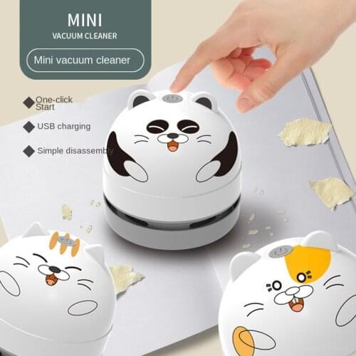 Cute animal desktop vacuum cleaner student electric eraser cleaner childrens desk pencil cleaner