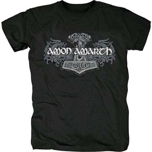 Mens TShirt Short Sleeve Shirt Amon Amarth Rock Tee Women Hiphop Shirts(1)