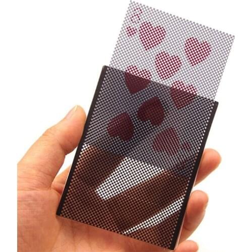 New Street Magic Trick Funny WOW Poker Card Magic Tricks WOW Card Wonderful Vanish Illusion Change Sleeve Close-Up