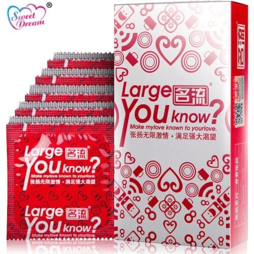Personage Sex Condoms 10 Pcs/Lot Large Love Natural Latex Condoms for Men Lubricated Contraception Sex Toy Sex Products LF-049