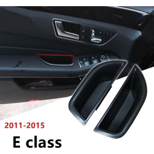 Suitable for Mercedes E-Class W212 2010-15 C207 Car Door Storage Box Door Handle Storage Box Container Car Accessories