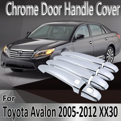 For Toyota Avalon 2005~2012 XX30 2006 2007 2008 2009 Styling Stickers Decoration Chrome Door Handle Cover Refit Car Accessories