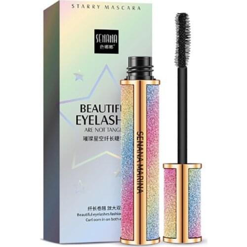 Makeup 4D Silk Fiber Lash Mascara Volume Waterproof Rimel Mascara Eyelash Extension Black Thick Lengthening Eye Lashes Cosmetics