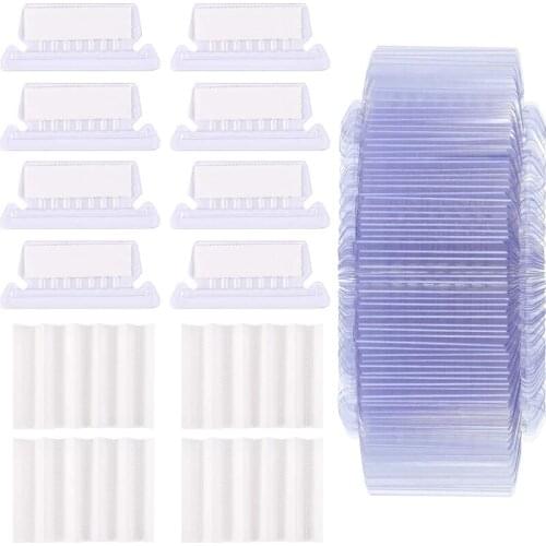120 Sets 2 Inch Hanging Folder Tabs and Inserts for Quick Identification of Hanging Files Hanging File Inserts