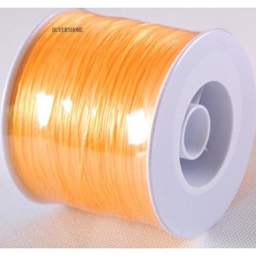 High Quality 0.5MMx500M Fit Making Neckalce Bracelet Gold Elastic Crystal Line Beading Cord Rope String Wire Thread 1Pcs N044