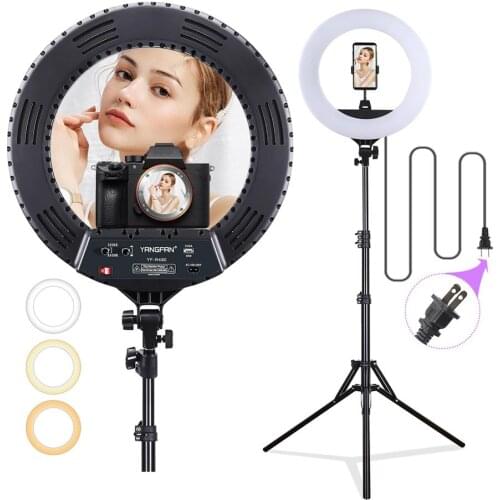 YANGFAN tiktok LED Ring Light with Tripod Stand,18" светодиодная лампа ring fill light,tiktok (R480)