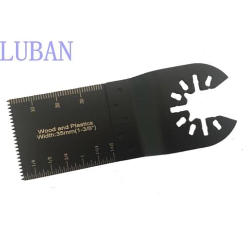1pc 1-3/8''(34mm /35mm) High-carbon steel Saw Blade Metal Oscillating Multi For Cutting Woodworking Cutter LUBAN