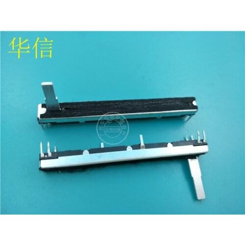 1pcs 75mm Straight Slide Potentiometer A10Kx2 SC6082GH for Soundcraft EFX8 For Panasonic / Dual Link Dual Channel Fader