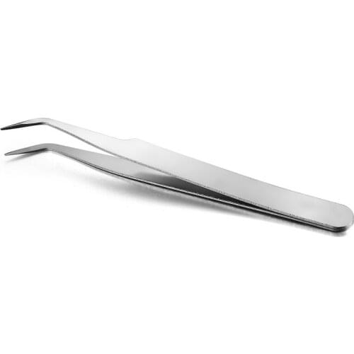 1pcs Curved Straight Tweezers Nails Decor Picker Rainbow Eyelash Extension Dead Skin Remover Manicure Makeup Nail Tools