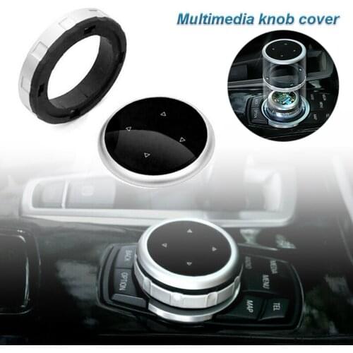 1Pcs Modified Center Console Multi-Media Control Knob Trim Cover For BMW X1 X3 X4 X5 X6 1 2 3 4 5 6 7 IDrive Car Interior