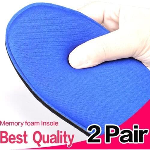 2 Pair Slow Rebound Memory Foam Insole For Men And Women Sports Ventilation Shock Absorption Odor Absorption Sweat Absorption