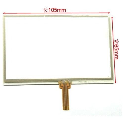 2pcs/lot 4.3 inch touch screen 4 foot MP3 MP4 MP5 welding general resistance screen screen