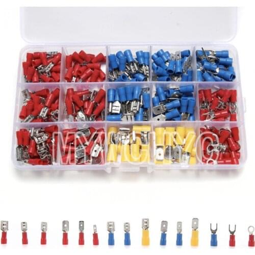 280 PCS cold-press terminal combination 15 box terminal terminal set