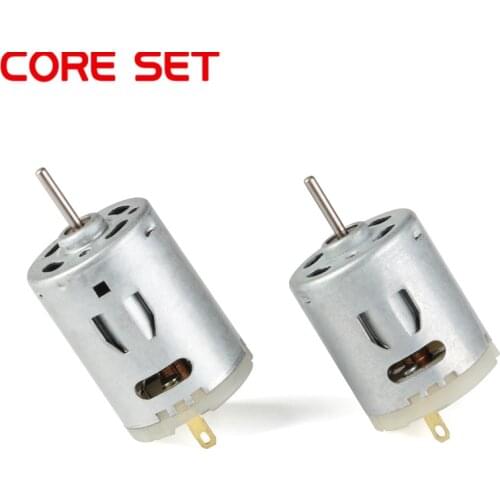 365 385 DC Motor Large Torque 12V 10000rpm/11600rpm Motor blower / Hot air gun / Small electric drill motor Handmade DIY