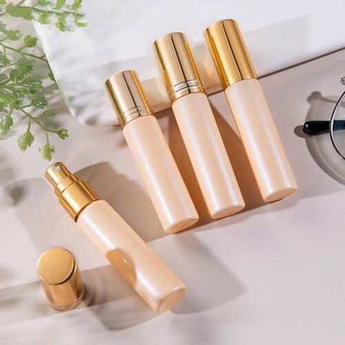 5pcs/lot Metal & Gemstone roller bottle Mini oil bottles Empty Essential Oil Roll On Roller Ball Glass bottle