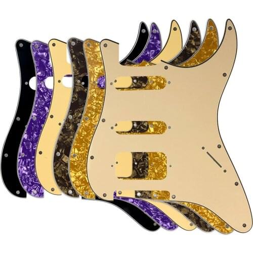 Pleroo Guitar Accessories Pickguard No control hole For Fender Stratocaster USA/Mexican Standard ST HSS Guitar Scratch Plate
