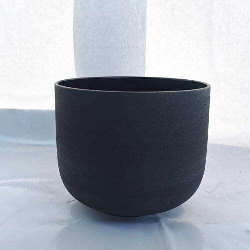 432hz Blank Chakra Frosted Quartz Crystal Singing Bowl 8 inch with free case