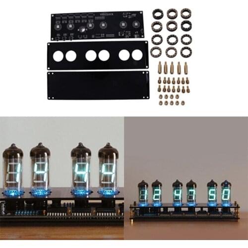 Retro Clock IV11 Fluorescent Tube Clock VFD DIY Kit Boyfriend Gift Analog Luminous Tube Without Tube