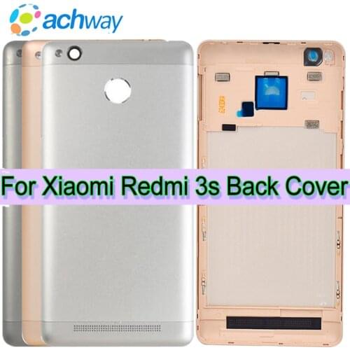 For Xiaomi Redmi 3S Battery Cover Redmi 3 Pro Rear Door Back Housing Case Replacement For Xiaomi Redmi 3x 3s Battery Cover