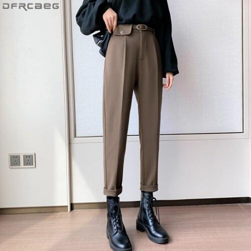 Женские бархатные брюки DFRCAEG China At AliExpress