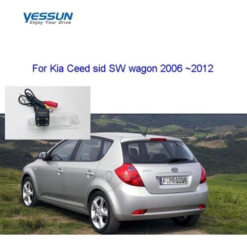 Rear View Camera For Kia Ceed sid SW wagon 2006 2007 2008 2009 2010~2012 HD CCD night view backup camera/license plate camera