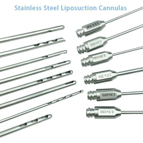 Liposuction Cannula Fat Transfer Needle Micro Cannula 22g Autoclavable Fat Water Injection Cannula