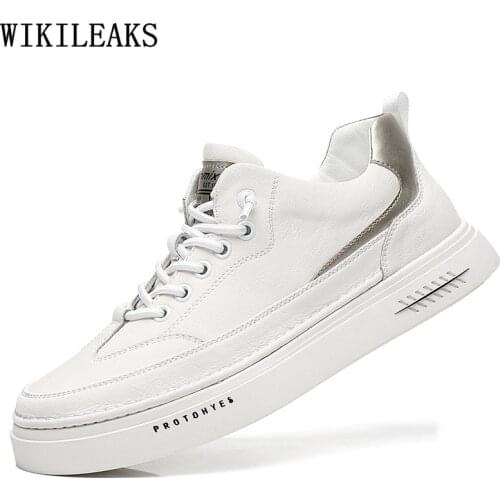 Black Flats Leather Casual Shoes Man Mens Shoes Casual Men Sneakers White Sport Shoes Men Zapatillas De Hombre Chaussures Homme