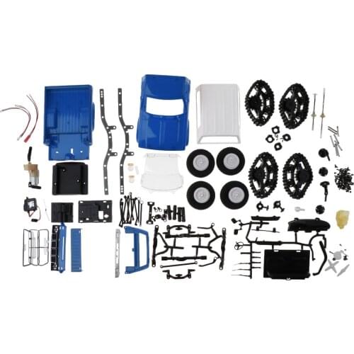 MagiDeal 1/16 RC Military Trucks Pickup Car Assembly Kit DIY Parts for WPL