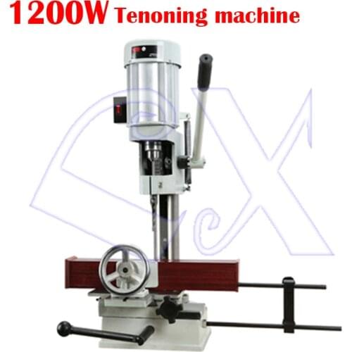MK361A 1200W 2800rpm Tenoner Household Square Hole Mortising Machine Woodworking Teuoning Machiner Small Bench Drilling Tool