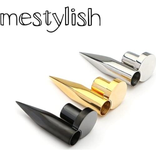 Mestylish 3pcs/lot Stainless Steel Nail DIY Findings Fit Nail Bracelet Jewelry Spacer Connector Accessories