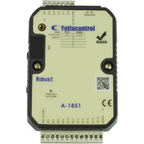A-1851 16DI 16 digital input channel acquisition module Ethernet digital IO module MODBUS TCP / IP protocol 10-30VDC/24VAC