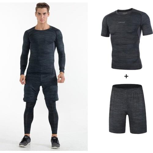 FANNAI Running Sport Men Shorts shirt Training Crossfit Fitness Soccer Jersey Sportswear Mens Basketball Loose Shorts