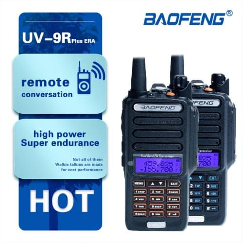 2021Baofeng UV-9R Plus ERA Upgraded Version of Long Range 10w portable Two Way RadioStations Hunting UV-9R PLUS IP68 Waterproof