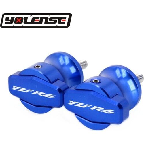 Motorcycle CNC Frame Stands 6MM Screws Sliders Swingarm Spools Slider M6 For YAMAHA YZF-R6 YZFR6 YZF R6