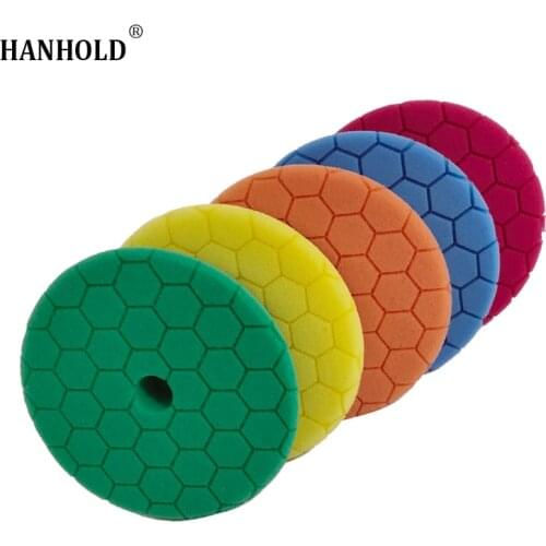 Foam Sponge Polishing Pads Waxing Buffing Pads 6 Inch Thick Different Hardness Europe Sponge Auto Polish Pads For Car Polishier