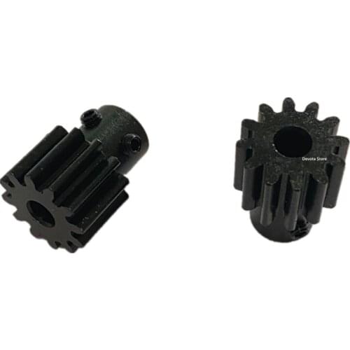 1M 12T 4mm Hole Motor reduction Gear Carbon steel Machine accessories Science technology DIY
