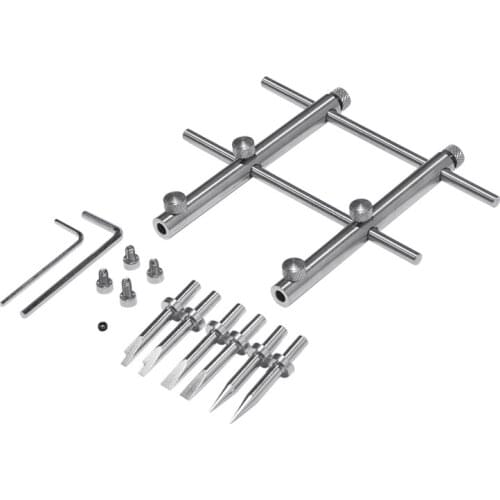 Repair Open Tool Ring Remover Stainless Steel with Three Set Driver for DSLR Camera Repair Screwdriver Lens Spanner Wrench