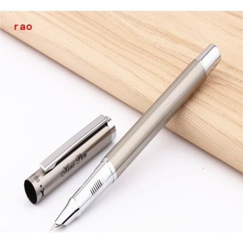 High quality 926 Stainless steel ink pens Student school office supplies Super fine fountain pen