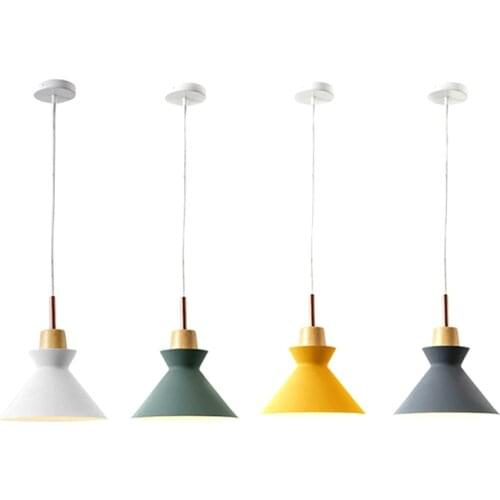 Chandelier Modern Minimalist Dining Room Aisle Light Creative Wrought Iron Bedside Macarons Chandelier