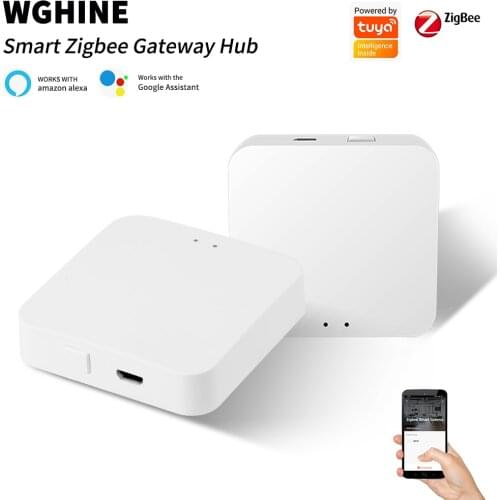 Tuya ZigBee Smart Gateway Hub Smart Home Automation Bridge Smart Life APP Wireless Remote Controller Work with Alexa Google Home