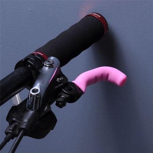 2Pcs Universal Bicycle Brake Grips Soft Silicone MTB Mountain Road Bike Brake Sleeve Lever Grips Protector Non-Slip Case Cover