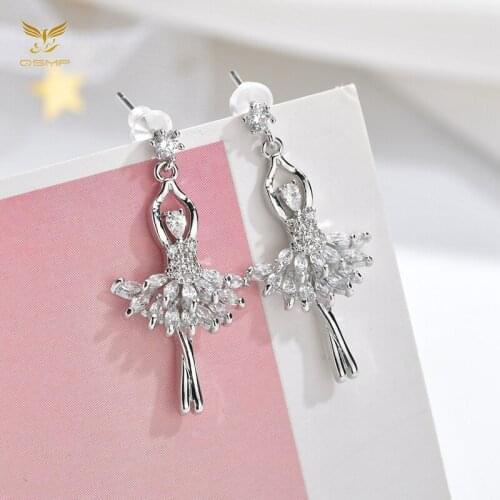 XF-EH028 Womens Fashion Korean Earrings Jewelry for Women Ballet Dancing Girl Earrings Gift Earrings for Women 2020