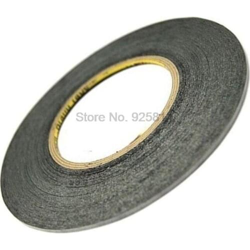 100pcs/lot 1/2/3/4/5 mm * 50 M double-sided adhesive tape for mobile phone LCD / Touchscreen / Display Glass / TV