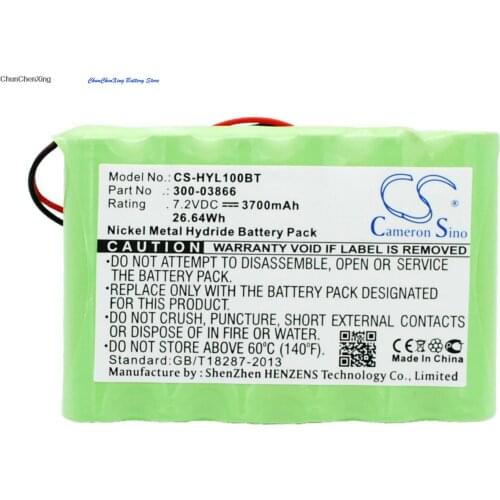 Cameron Sino 3700mAh Battery 300-03866 for Honeywell lynx 5100, 5200, 5210, touch 7000