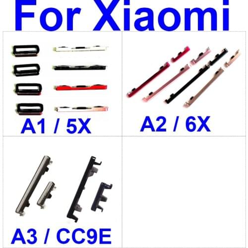 Power Volume Side Button Flex Cable For Xiaomi Mi 5X A1 Power Volume Up And Down Side Key Button Replacement Repair Parts