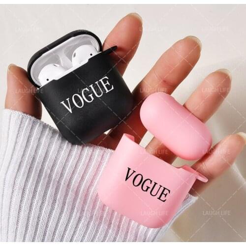 Case For Apple Airpods 2 1 Case cover Simple Letters Wireless Bluetooth Earphone Cases Colorful Candy For AirPods Pro Cover Box