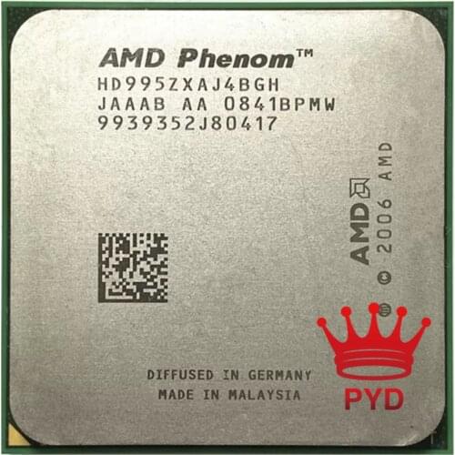 AMD Phenom X4 9950 2.6 GHz Quad-Core CPU Processor HD995ZXAJ4BGH Socket AM2