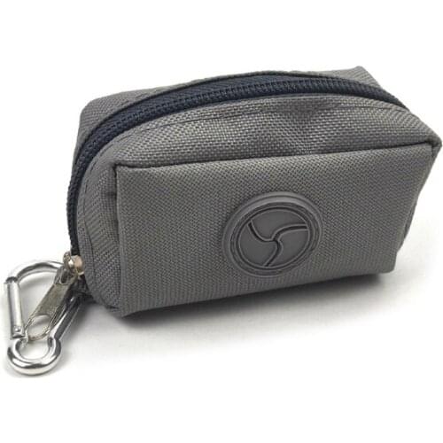 Dog Poop Waste Bags Holder with Metal Hook Doggie Poop Bags Dispenser for Pet Leash Trash Waste Bags Carrier Organizer A5YD