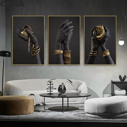African Art Canvas Paintings Posters And Prints Of Black Women Scandinavian Wall Art Pictures Modern Home Decoration Paintings
